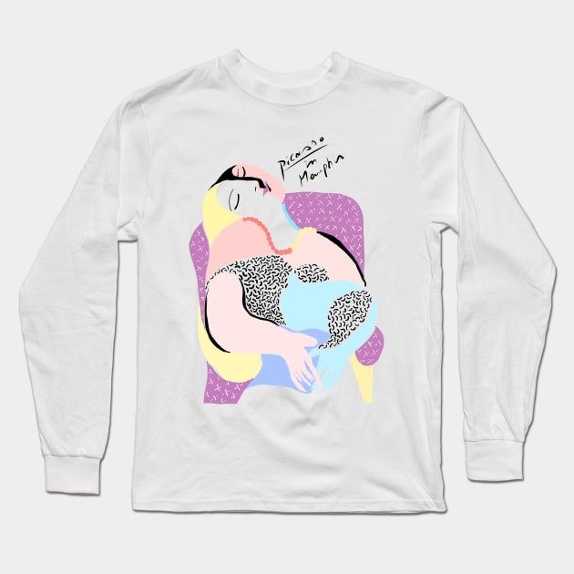 piccaso in memphis Long Sleeve T-Shirt by justduick